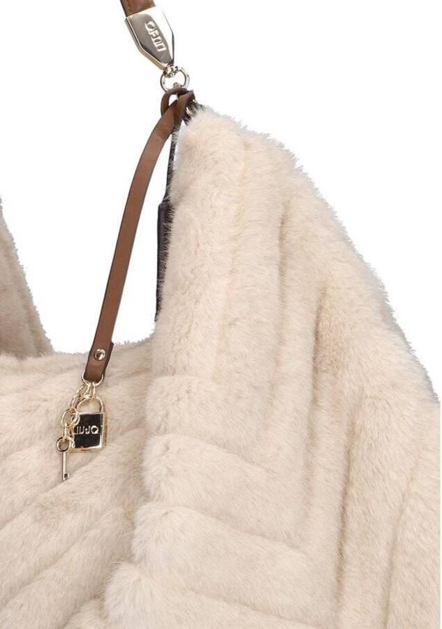 Liu Jo Schoudertassen Foulard Bag Hobo Bag Ecru One size - Foto 3
