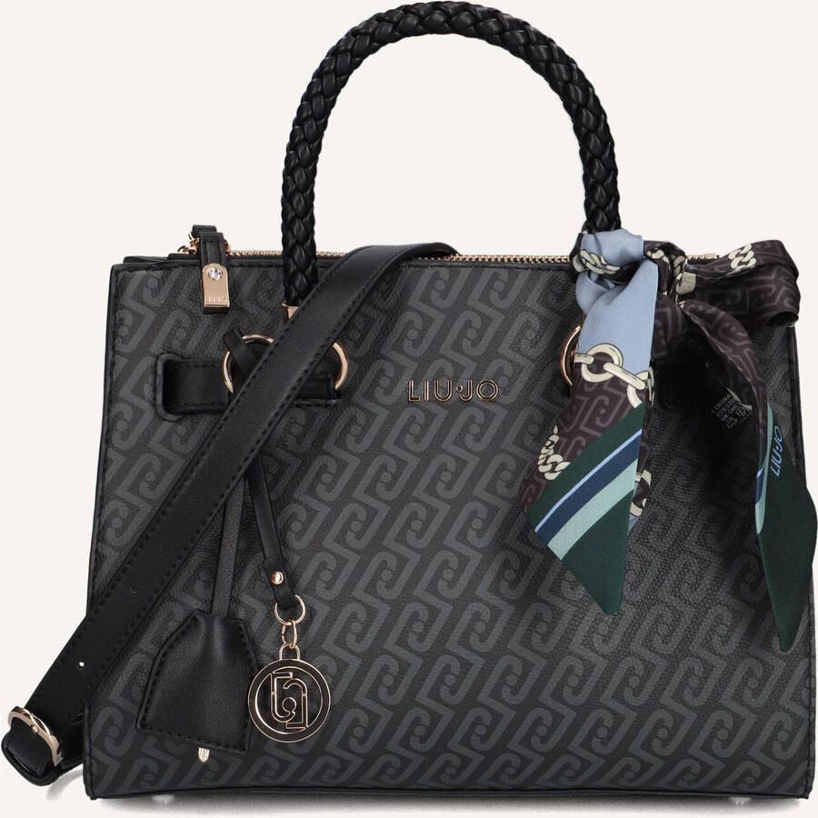 Liu Jo White Handtas met labelapplicatie in all-over look