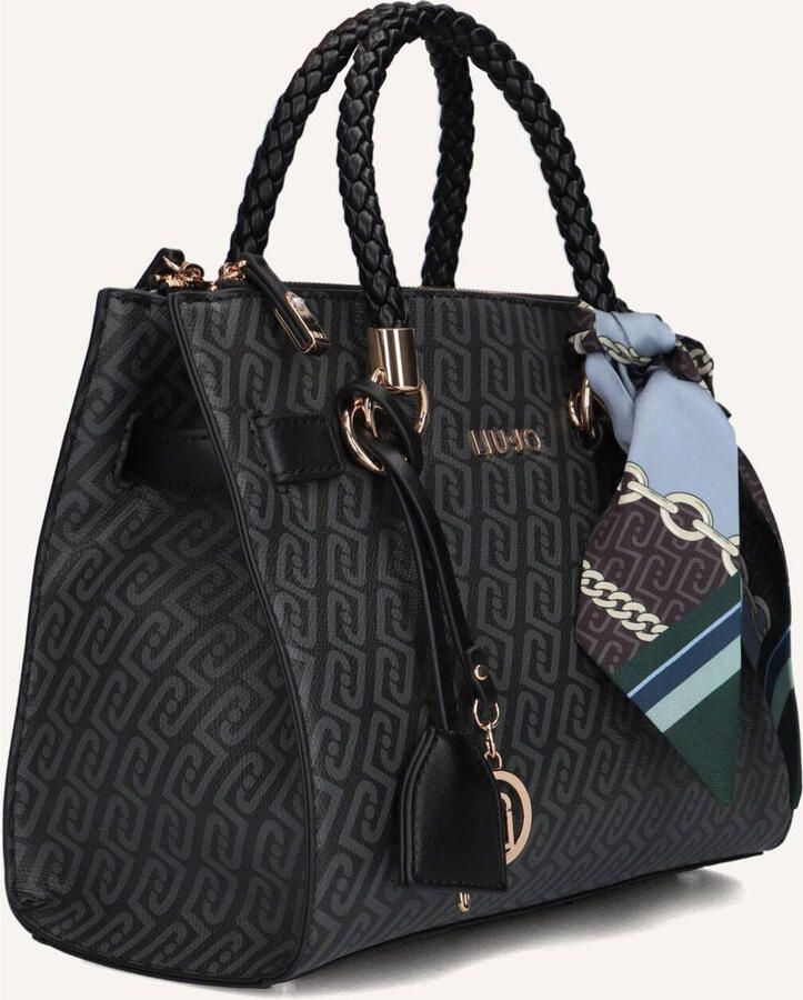 Liu Jo White Handtas met labelapplicatie in all-over look - Foto 2