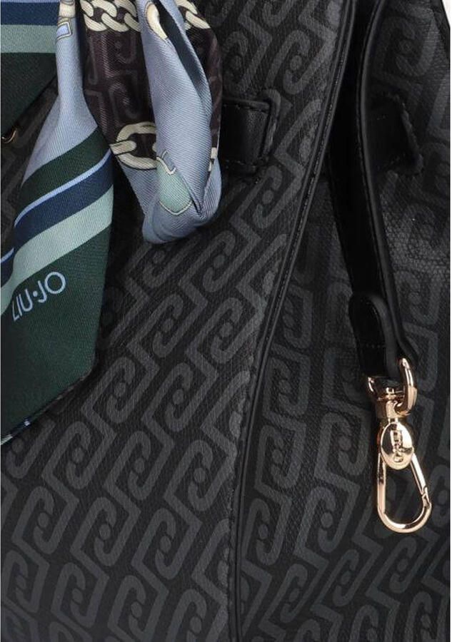 Liu Jo White Handtas met labelapplicatie in all-over look - Foto 3