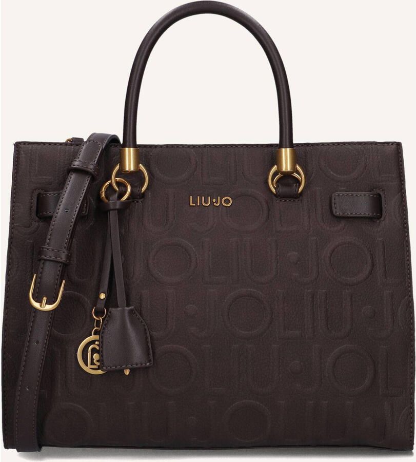 Liu Jo White Tote tas met all-over logodetail model 'Manhattan'