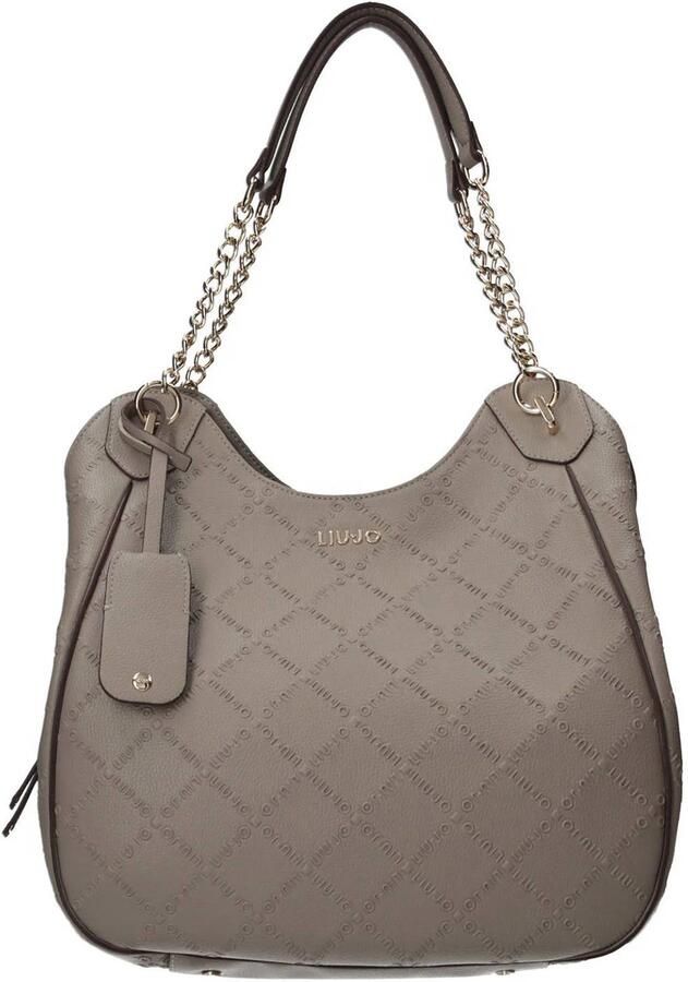 Liu Jo White Handtas met label- en structuurmotief - Foto 3