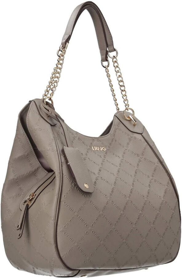 Liu Jo White Handtas met label- en structuurmotief - Foto 2