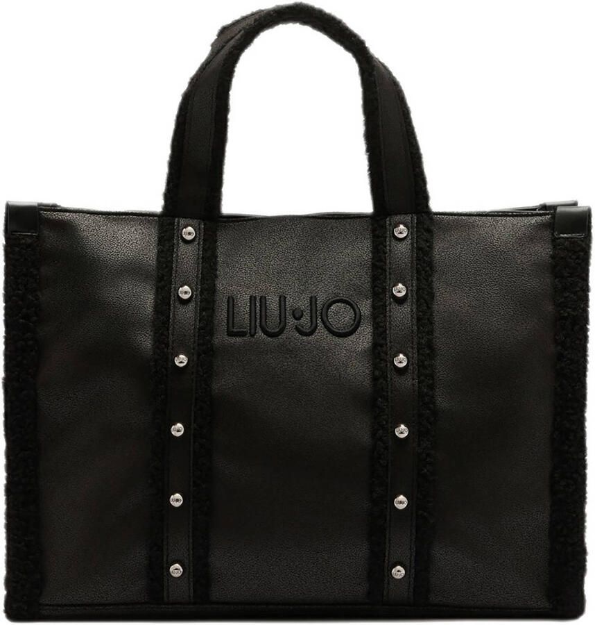 Liu Jo White Tote bag met labelstitching - Foto 3