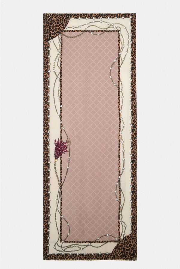 Liu Jo Sjaal ECS STOLA PEARLS ANIMAL 70X180 2F5081 T0300 - Foto 2