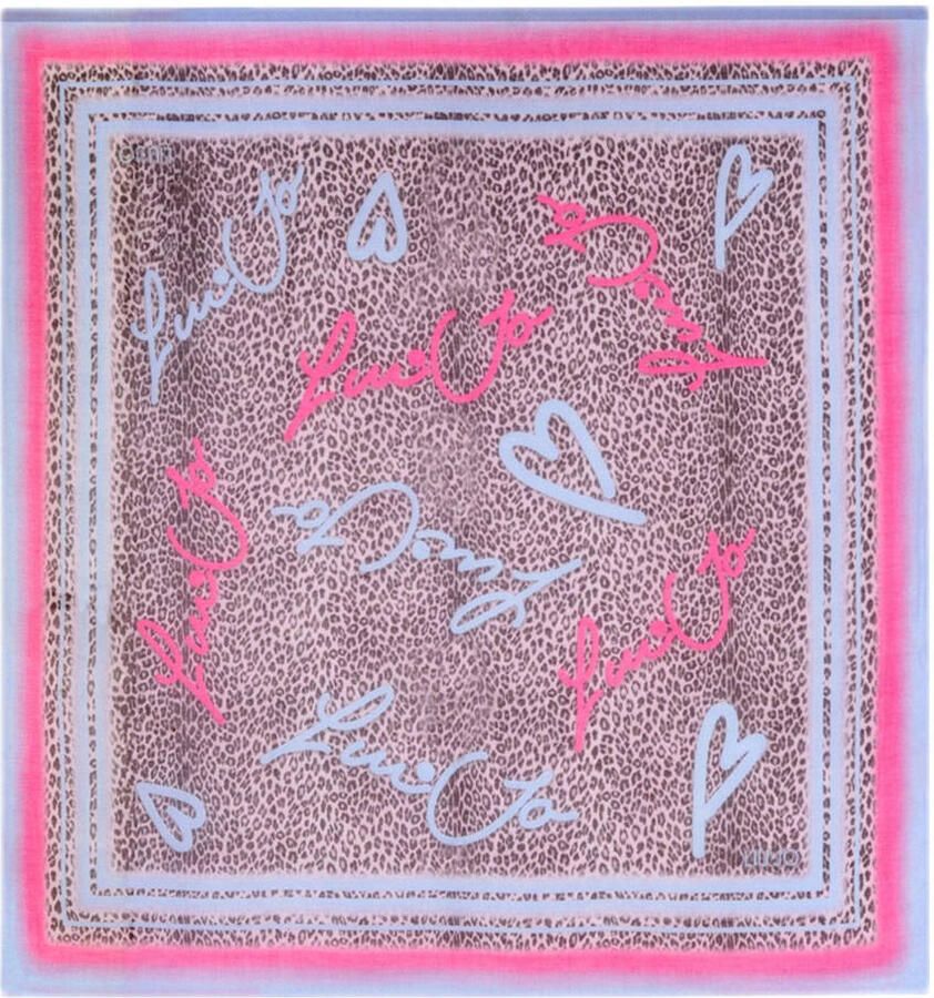 Liu Jo Roze Hartprint Sjaal Multicolor Dames - Foto 3