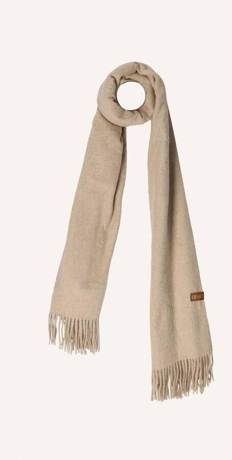 Liu Jo Sjaals Logo Scarf shawl Beige One size