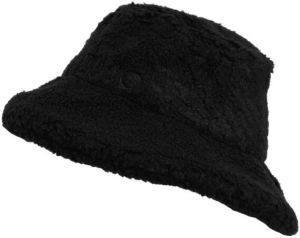 Liu Jo teddy bucket hat met logo zwart