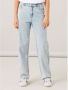 LMTD high waist straight fit jeans NLFTONEIZZA light blue denim Blauw 176 - Thumbnail 1