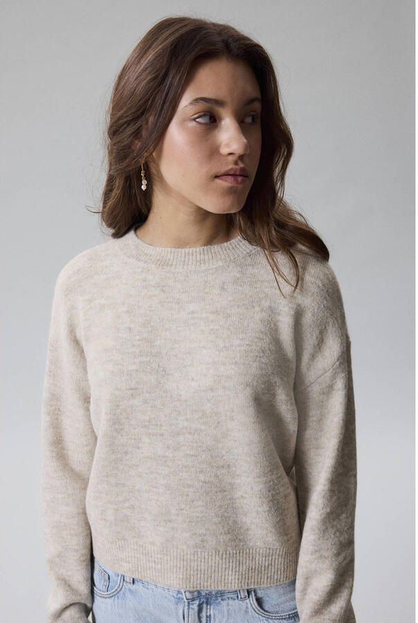 LMTD gebreide trui beige