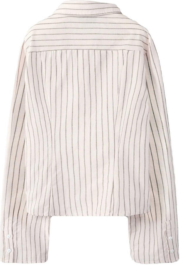 LMTD gestreepte blouse lichtroze - Foto 3