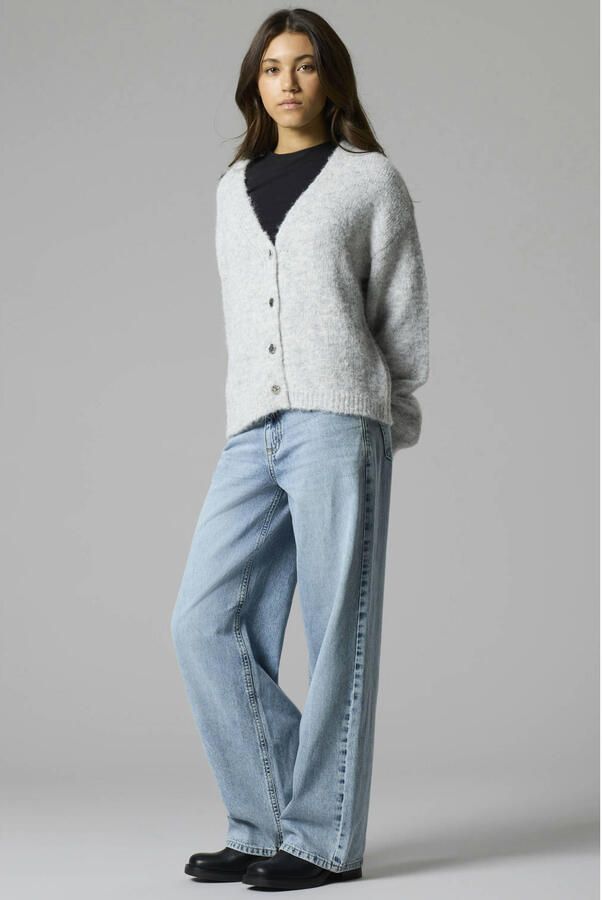 LMTD NLFBETT regular waist wide leg jeans lichtblauw - Foto 2
