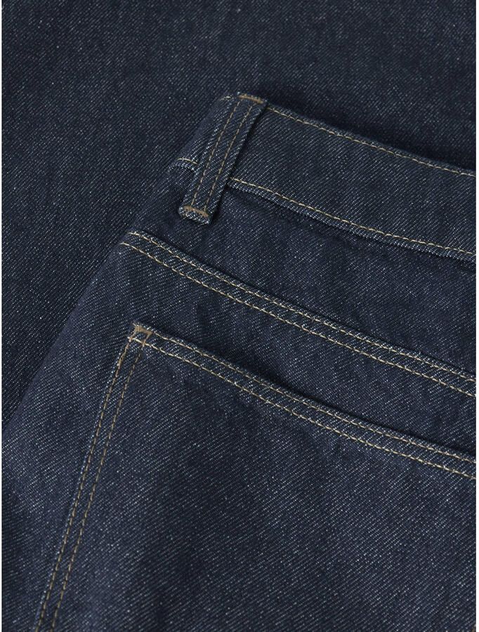 LMTD NLFBIRM loose fit jeans donkerblauw denim - Foto 2