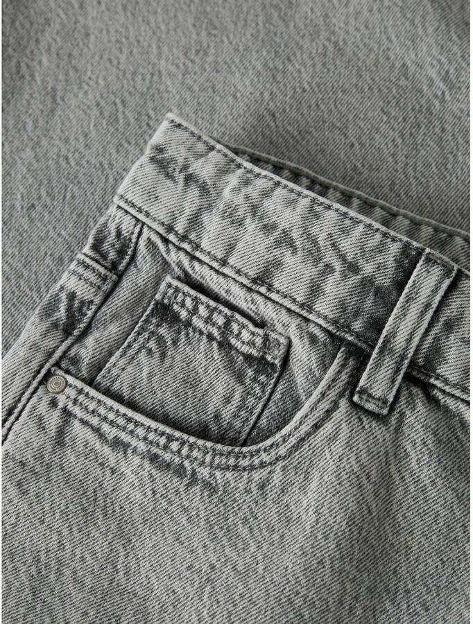 LMTD NLFBIRM loose fit jeans grijs - Foto 2
