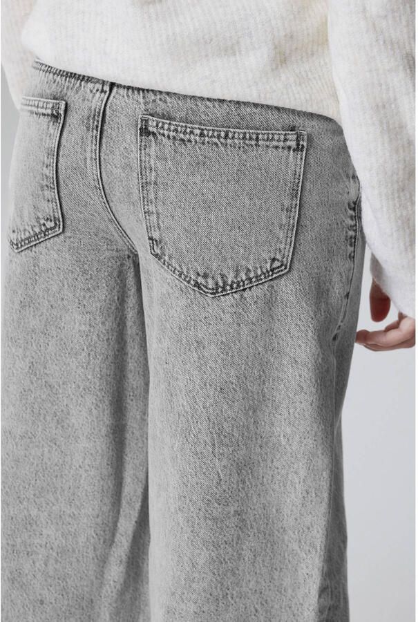 LMTD NLFBIRM wide leg jeans grijs Meisjes Denim Effen - Foto 2