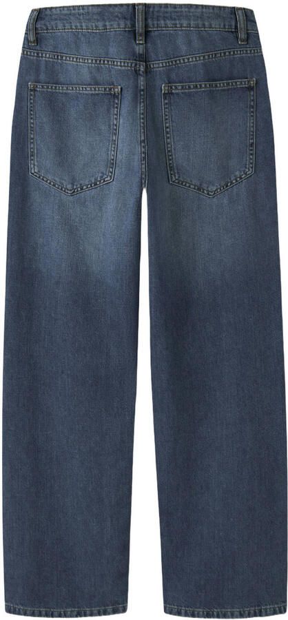 LMTD NLMBEX loose fit jeans donkerblauw - Foto 3