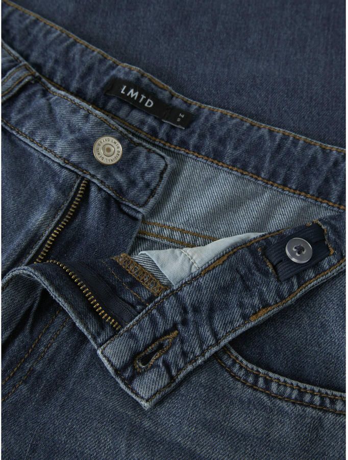 LMTD NLMBEX loose fit jeans donkerblauw - Foto 2