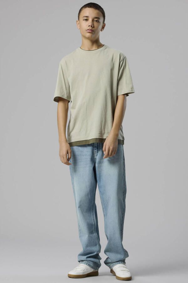LMTD NLMBEX loose fit jeans lichtblauw - Foto 3