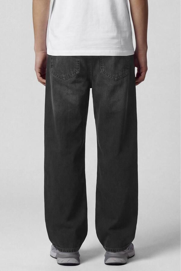 LMTD NLMBEX loose fit jeans zwart Jongens Denim Effen - Foto 2