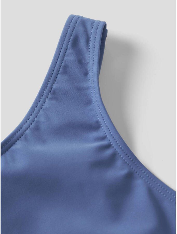 LMTD one shoulder crop bikini blauw - Foto 2
