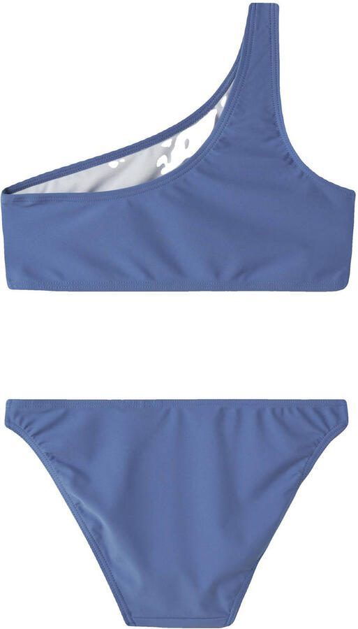 LMTD one shoulder crop bikini blauw - Foto 3