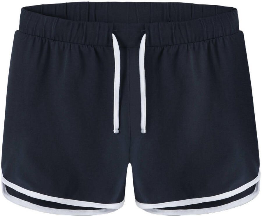 LMTD regular casual short donkerblauw