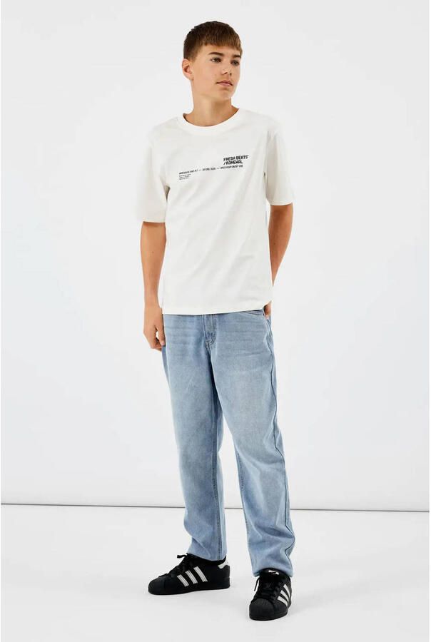 LMTD regular fit jeans light blue denim