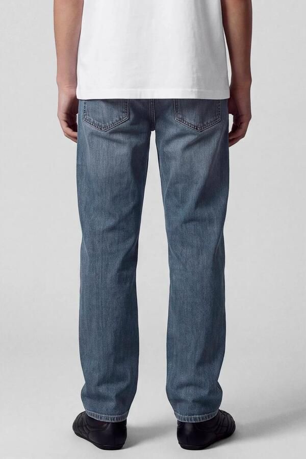 LMTD straight leg jeans dark blue denim Blauw Effen - Foto 2