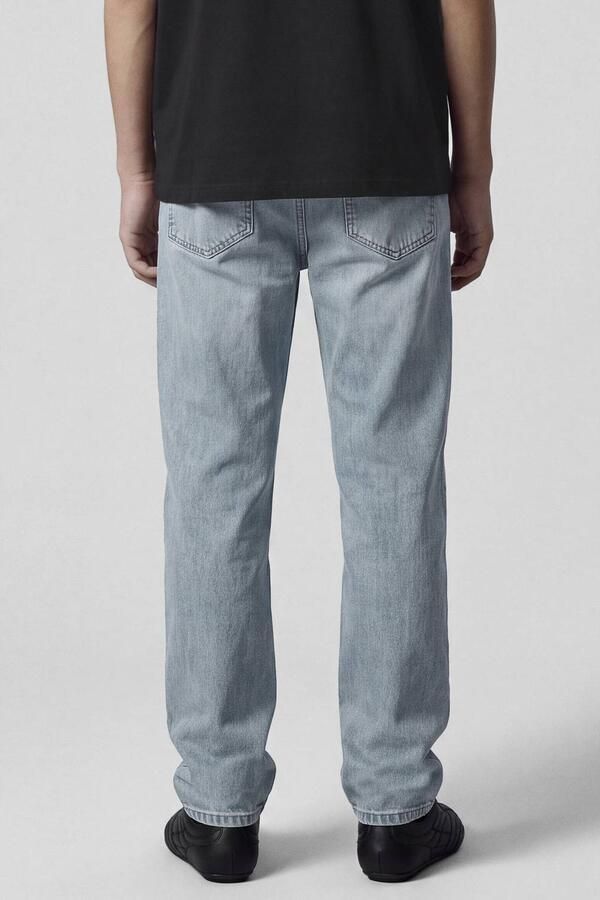 LMTD straight leg jeans light blue denim Blauw Effen - Foto 2