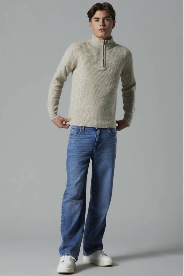 LMTD straight leg jeans mediumblauw