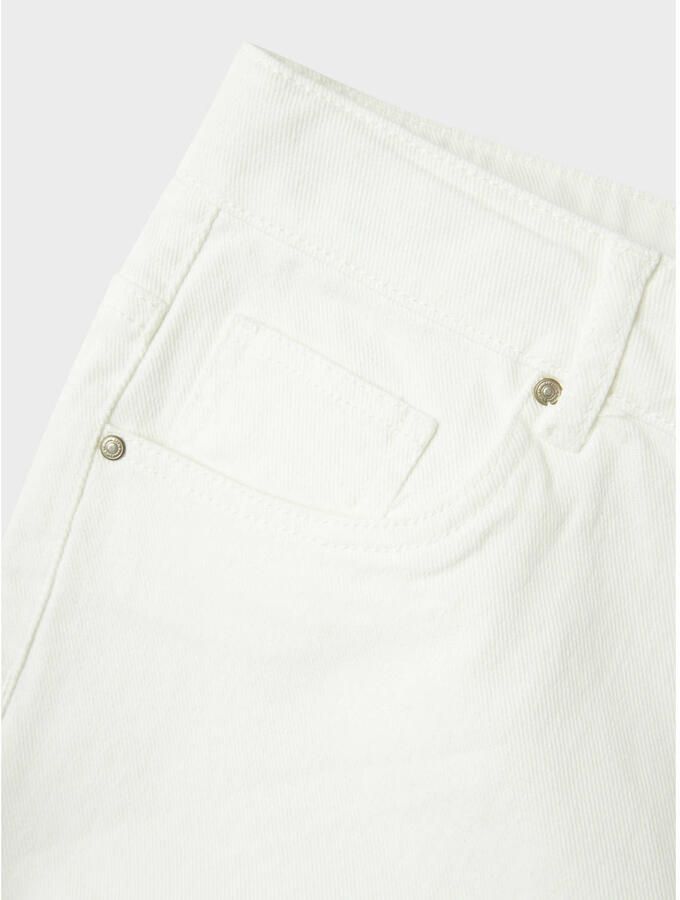 LMTD straight regular waist casual broek wit - Foto 2