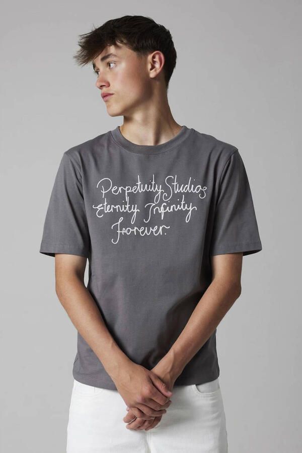 LMTD T-shirt grijs