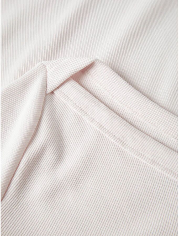 LMTD T-shirt met textuur lichtroze - Foto 2