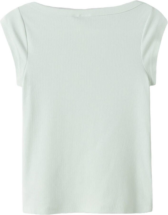 LMTD T-shirt met textuur mintgroen - Foto 2