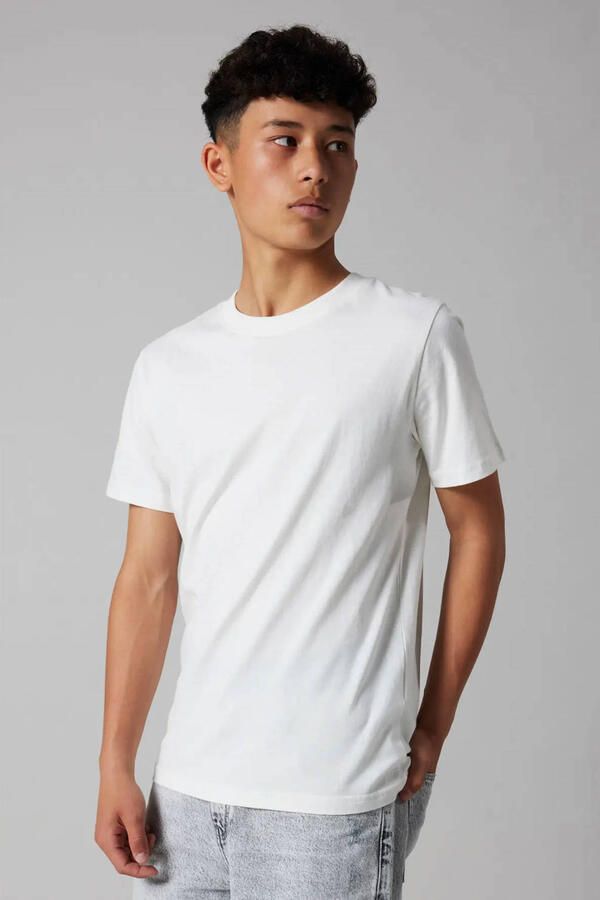LMTD T-shirt wit Katoen Ronde hals Effen - Foto 1
