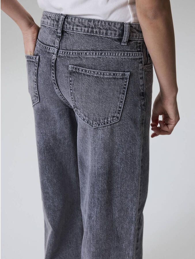 LMTD wide leg jeans grijs - Foto 3