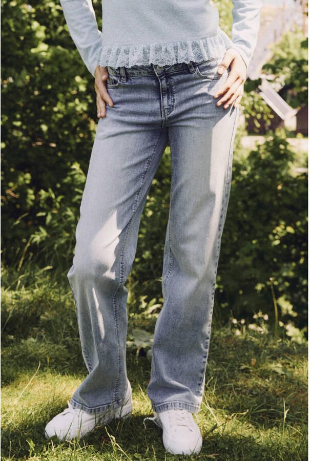 LMTD wide leg jeans lichtblauw - Foto 2