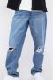 LMTD loose fit jeans NLMTIZZA medium blue denim Blauw Effen 176 - Thumbnail 1