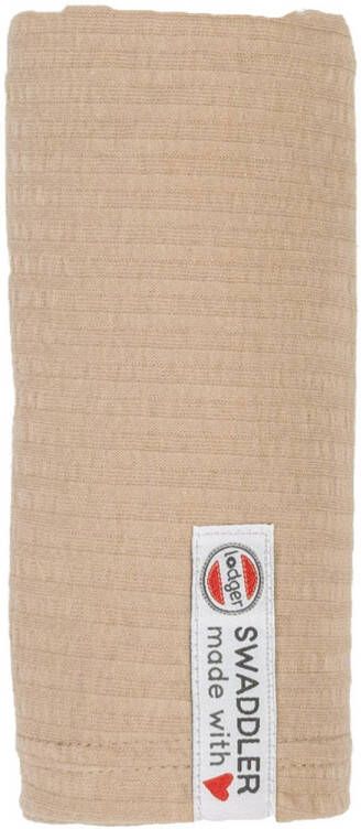 Lodger hydrofiele doek 70x70 cm Seersucker Beige Hydrofiele luiers Effen