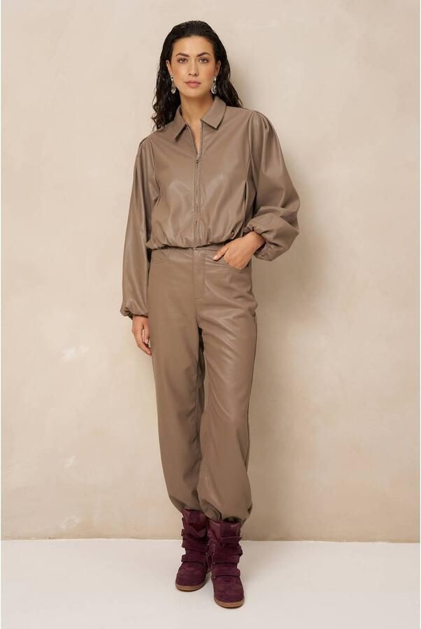 Lofty Manner barrel broek taupe
