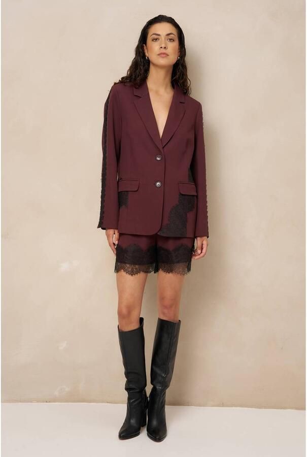 Lofty Manner blazer bordeaux