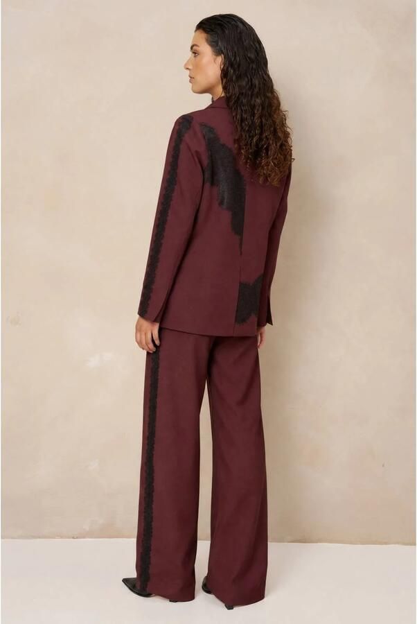 Lofty Manner blazer bordeaux - Foto 3