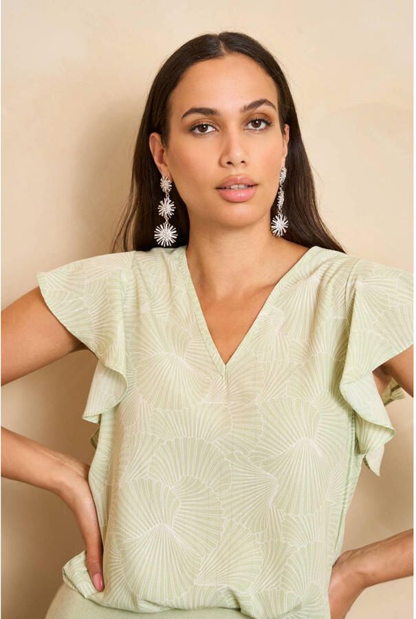 Lofty Manner blousetop mintgroen
