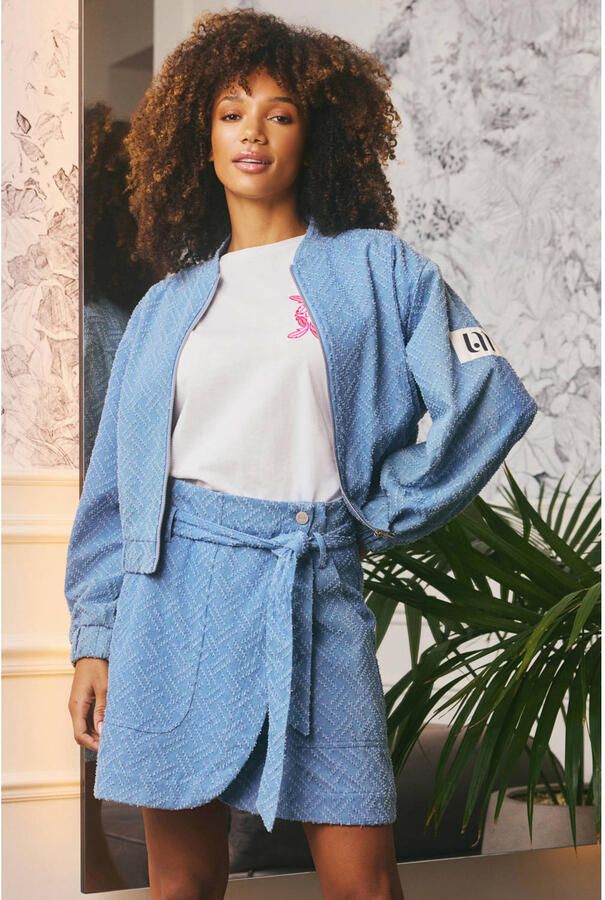 Lofty Manner Vive Rok Stijlvol en Chic Blue Dames - Foto 3