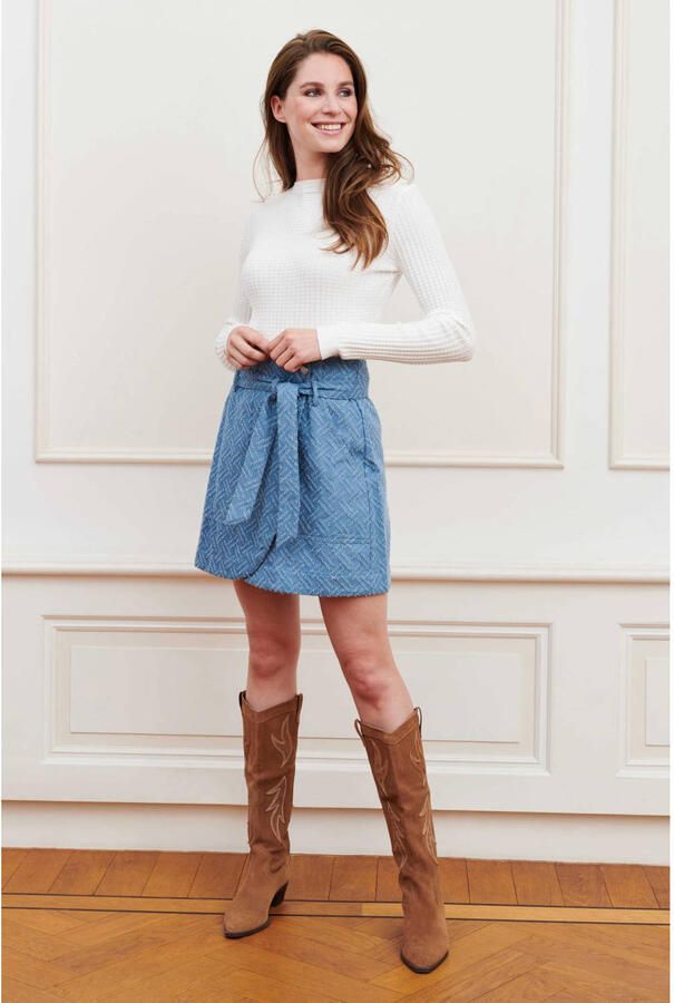 Lofty Manner Vive Rok Stijlvol en Chic Blue Dames - Foto 3