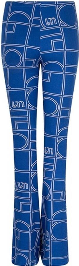 Lofty Manner flared broek blauw - Foto 2