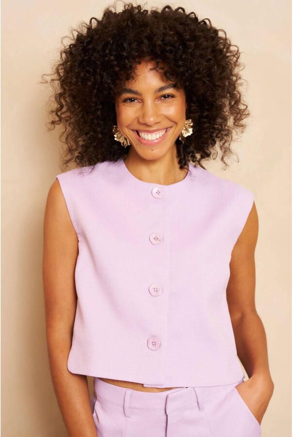 Lofty Manner gilet lila