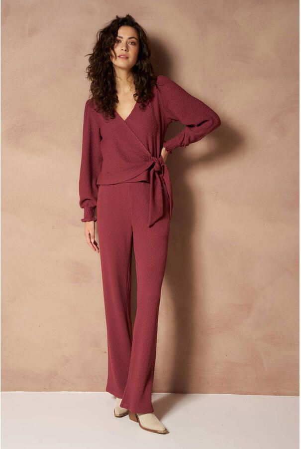 Lofty Manner high waist broek rood