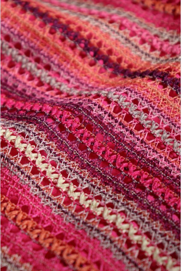 Lofty Manner Lange maxi jurk met streepprint roze - Foto 3