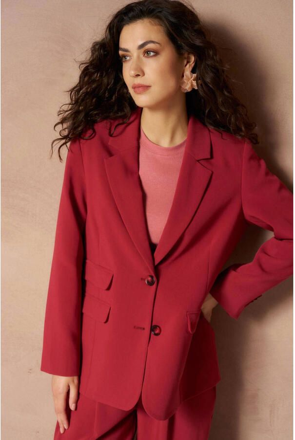 Lofty Manner regular blazer rood